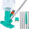 LATERN Pool Vacuum Cleaner, Portable Pool Maintenance Kit with Aluminum Pole, Vacuum Jet Underwater Cleaner, Mesh Bag - for Pool Pond Fountain to Clean Leaves Dirt Sand Silt