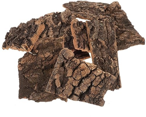 Totority Reptiles 10 Pièces Décor D'écorce De Reptile Accessoires De Terrarium Plate-Forme De Tortue Plate-Forme D'écorce De Reptile Serpent Écorce d'escalade pour Terrarium