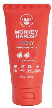 MonkeyHands Gel Grip – High-Performance Grip Aid for Dry Hands for Pole Dance, Gymnastics, Calisthenics | Vegan, Skin-Friendly | Rings, Parkour, Tennis, Padel – Sticky, 50 ml