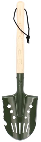 MIKONI Miniträdgårdspade spade 60 cm med trähandtag, spade trädgårdsmästarspade