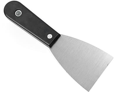 LOYKZCT Putty knife Drywall Scrapers Stainless steel Flexible Putty knives - Used for Wallpaper, Wall Putty Remover Tool Set,4inch(2.5inch)