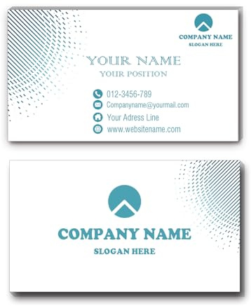 Tarjetas de presentación personalizadas con logo/foto para pequeñas empresas (2 * 3.5 pulgadas) KOMVIOO (Hecho en EE. UU.)