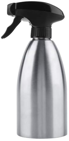 Fyearfly Botella pulverizadora de aceite y vinagre, pulverizador de aceite de barbacoa de acero inoxidable para cocina, aceites de parrilla de cocina, botella de spray de gatillo, aderezo de alimentos