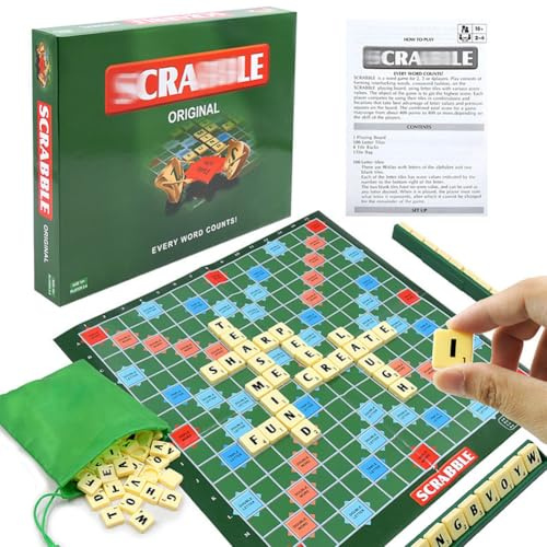 PyrrlicToy Rechtschreibung Spielkarte,Alphabet-Spiel,Fun Way to Make Every Word Count, Gesellschaftsspiel,for 2-4 Players,Ages 10+ (2)