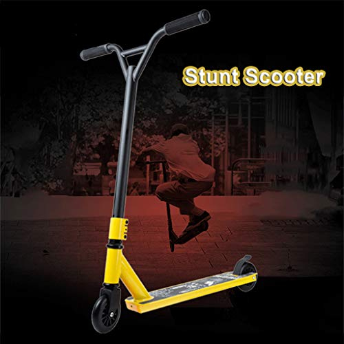 WRRAC-Trampolin Pro Stunt Scooter, Bester Trick Scooter für Einsteiger mit 100mm PU Rädern, Leichter Freestyle Kick Scooter für Anfänger Kinder ab 8 Jahren Unterstützung 220lbs