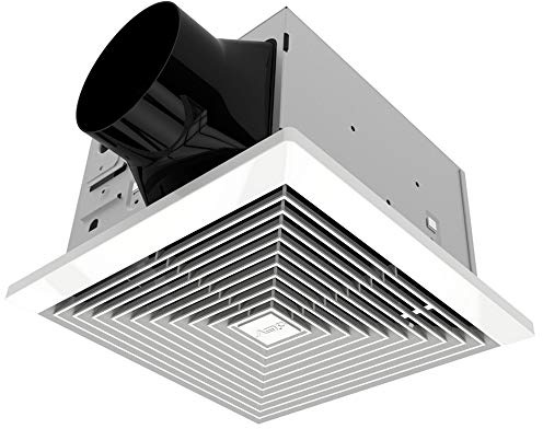 BV Bathroom Exhaust Fan 110CFM - Bathroom Fan 1.2 Sones, 4 Duct Collar, Rooms Up to 110 Sq. Ft.| Energy-Saving Ventilation Fan - No Attic Access & Ultra-Quiet | Energy Star, HVI 2100 & UL Certified