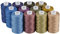 Simthread Baumwoll Nähgarn Quiltgarn für Nähen und Quilten Maschinen - 550 Yards/Spule, 12 Jeans Farben