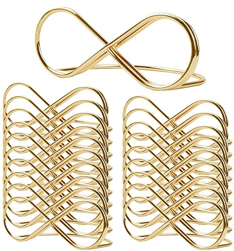 Junhui Tischkartenhalter 20 Stück, Metall Fotohalter Hochzeit Sitzetiketten Party Sitzetiketten Tischkartenclips Kartenhalter für Tischdekoration, Hochzeit Party und Geburtstag