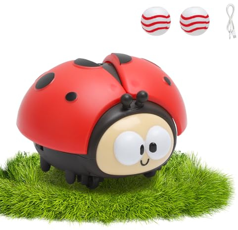HENGBIRD Jouet Coccinelle Électrique – Ballon Flottant Volant pour Enfants USB Rechargeable, Jouet Éducatif Interactif dès 3 Ans – Cadeau Cartoon Anniversaire Noël Intérieur