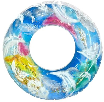 Tubi per piscina - Galleggiante per piscina gonfiabile | Anello da nuoto colorato Festa all'aperto Lago acquatico Fiume Cortile Resort estivo Vacanze Donna Uomo