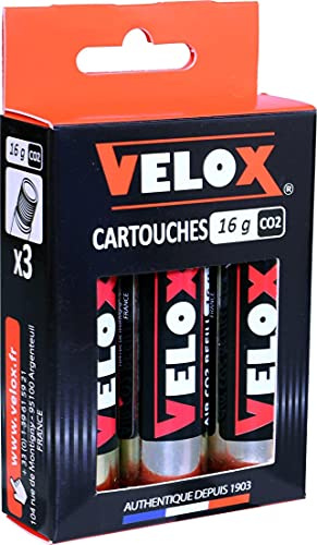 Velox Cartouche CO2 16g (Lot de 3) - 16g, Boite x3