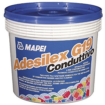 2-component adhesive for floor gluing 10 kg Adesilex G19 Conductive 10 kg Mapei