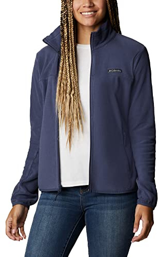 Columbia Mujer Forro polar con cremallera completa, Nocturnal, S