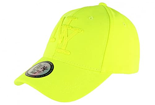 Gul Fluo Baseball Fashion Gwyz barnkeps från 7 till 11 år - pojke