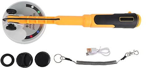 Fully Submersible Metal Detector, Metal Detectors Underwater Metal Detector Handheld Metal Detector IP68 Waterproof 30‑60 meter Underwater Hunt Sound Light Vibration Treasure