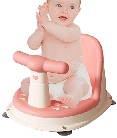 Firulab bebé para bañera sentada | baño para bebés para bañera Sillas Ducha para bebés con Forma Linda,Asientos Ligeros envolventes para sillas baño para bebés 6 18 eses