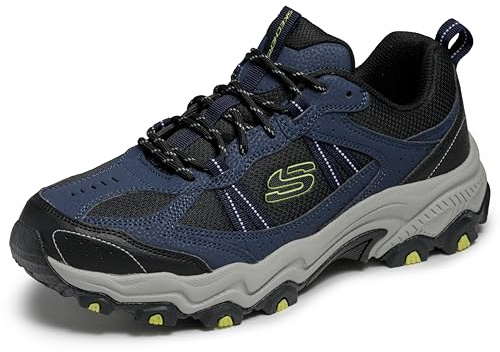 Skechers Men's Stamina at Upper Stitch, Blue, 10.5 Wide