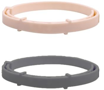GJKLO 2 Pièces Collier Anti Puces pour Chien, Collier Anti Tique Chien, La taille est de 63 * 1,5 cm, Réglable Et Étanche, Contient des huiles essentielles naturelles (grises, blanches)
