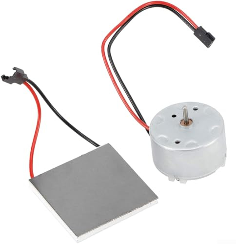 Kit de ventilador de generador termoeléctrico para chimenea de leña, fácil instalación, construcción de metal, autoalimentado, hoja de alimentación de 40 mm, grasa térmica, se adapta a la mayoría de