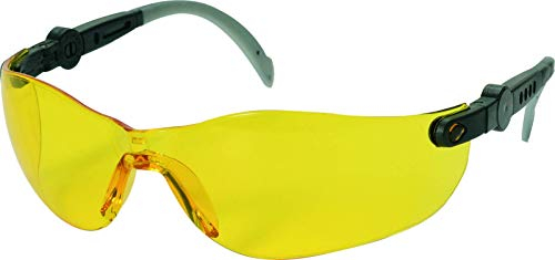 HandschuhMan. Ox-On Space Arbeitsbrille, Schutzbrille gelb, grau oder klare Scheibe (Gelb)