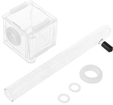 fivekim Ant Nest Tube en Verre Mini nid de Fourmis avec Active Zone Insect House Acrylic Ant Farm Couleur Transparente