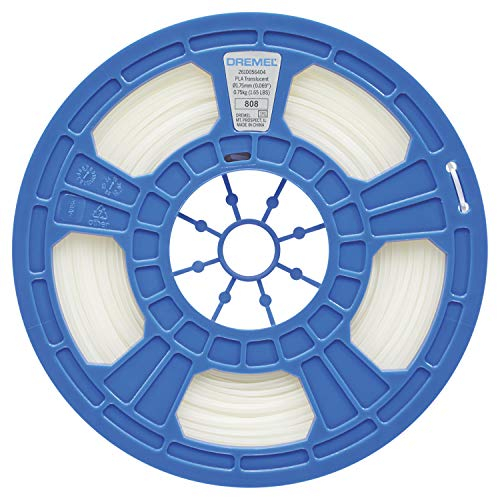 Dremel 3D PLA Filament 1,75mm für 3D Drucker in Durchsichtig, Vorteilspack 750g