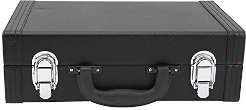 Jopwkuin Klarinettenkoffer, Komfortabler Griff Qualitätssicherung Vier Bodennägel Klarinettenbox mit Strenger Qualitätskontrolle für Musik-Player zum Abspielen von Musik