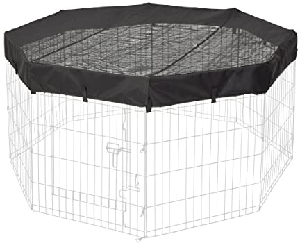 MidWest Homes for Pets Octagon Exercise Pen Fabric Mesh Top