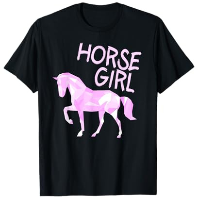 Horse Girl Caballo Equitacion Hípica Ecuestre Mujer Niña Camiseta