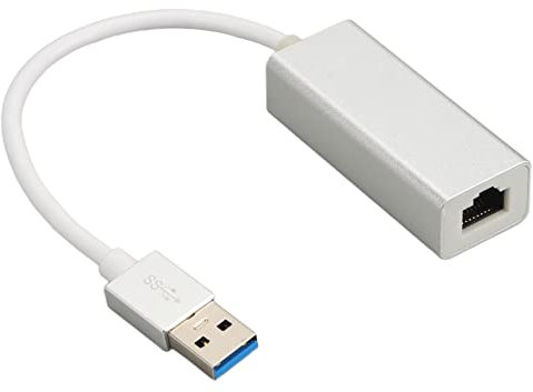Zunate Adattatore Ethernet USB, Convertitore LAN Gigabit Ethernet da USB3.0 a RJ45 10M 100M 1000M, per Giochi da Ufficio in Casa, per Win 7/8/10/XP/Vista, per Linux, per OS X