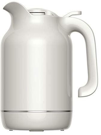 GaRcan Insulated Coffee Pot 1500ML Hot Coffee Pot/Insulated / 24 Hours Insulation / 24 Hours Cooling Thermal Carafe Jugs (Color : White) (White)
