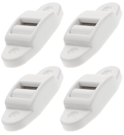 KEQAR 4 pezzi Guida Cinghia Tapparella con rullo e spazzola, Guide per Tapparelle, Cinghia per Tapparelle, Corda Tapparella