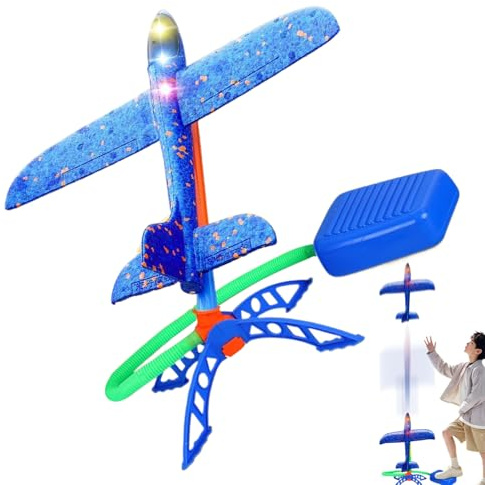 laxreheye Lancement de fusée | Jouet de décollage avec bande énergétique, jeu interactif d'avion extérieur pour garçons et filles de 1 à 3 ans pour jardin, plage et parc