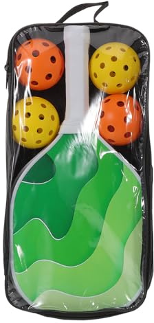 INOOMP Set De Raquettes De Pickleball pour Entraînement Et Jeux Intérieur Kit Complet avec Balles Et Housse Équipement Sportif Léger pour Joueurs De Niveaux Variés