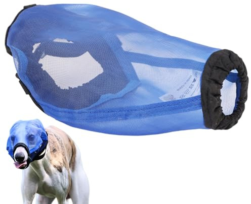 Munkorg för hundar - mjukt justerbart nät andas skydd - mjuk munkorg för hundar, för att skära naglar grooming träning promenader förebyggande bett kontroll