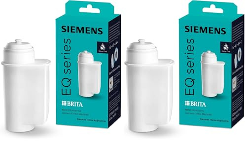 Siemens BRITA Intenza Wasserfilter TZ70003, 1 Stück, verringert den Kalkgehalt des Wassers, reduziert geschmacksstörende Stoffe, für Kaffeevollautomaten der EQ. Serie und Einbauvollautomaten, weiß