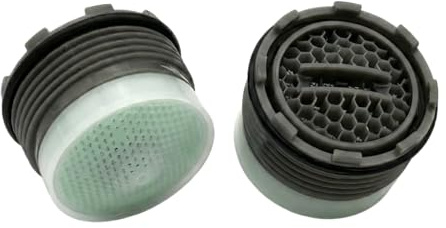 Boquilla mezcladora aireador regulador M18.5 grifo apto como piezas de repuesto para IKEA YTTRAN, ÄLMAREN, GLYPEN LILLSVAN, 5,7 l/min