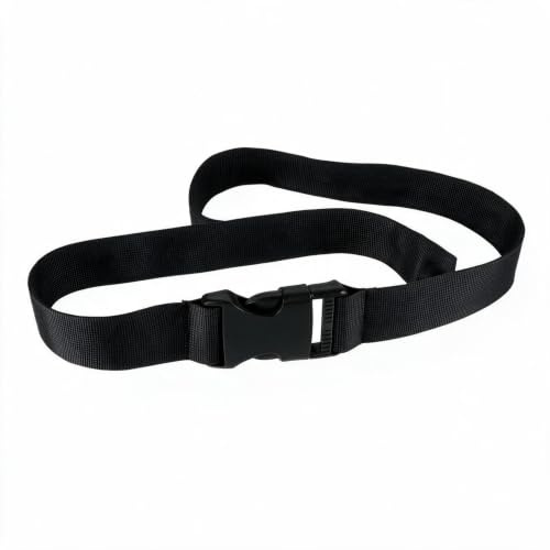 Fitness Health Sports Cone Disc Carry Strap-Heavy Duty Sport Cones Carrying Strap-Black Adjustable Disc Cone Shoulder Strap-Large strap with Quick Snap Closure