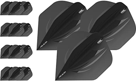 Target Darts 5 x Sets of ID Pro. Ultra Black No.2 Dart Flights - 15 in total