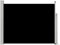 vidaXL Seitenmarkise Ausziehbar Sonnenschutz Sichtschutz Windschutz Seitenrollo Markise Seitenwandmarkise Balkon Garten Terrasse 140x500cm Schwarz