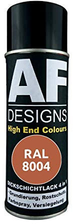 4 IN 1 Ral 8004 Kupferbraun Dickschichtlack Laca Spray Lata de Aerosol