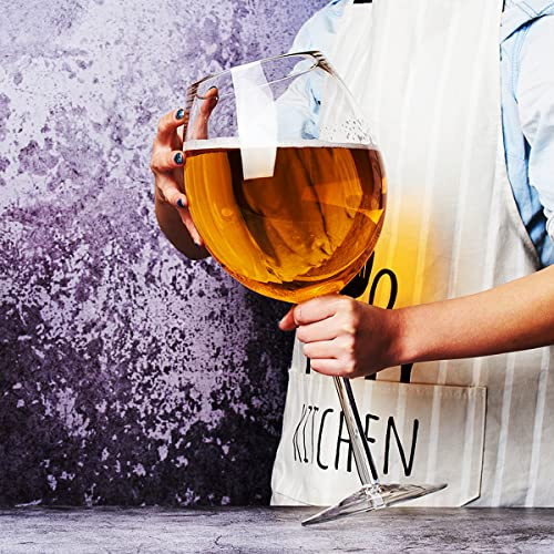 YUANXIN Giant Wine Glass Huge Stemware Creative Oversized Goblet Extra Large Champagne Glasses Beer Mug Red Wine Glasses（3200m）