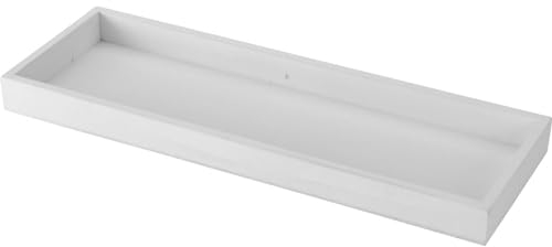 Home & Styling Bandeja decorativa de madera, 14 x 40 cm