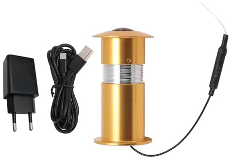 Spioncino WiFi Telecamera HD 1080P, Foro per Occhi per Porta, Telecamera con APP di Controllo e Conversazione Bidirezionale, Rilevamento del Movimento