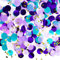 ParPix 6000 Stück Konfetti Bunt, 50g Lila Rund Streudeko für Geburtstag, Hochzeit, Weihnachten, Silvester - 2.5cm Papier Glitzer Tischdeko, Luftballons Deko
