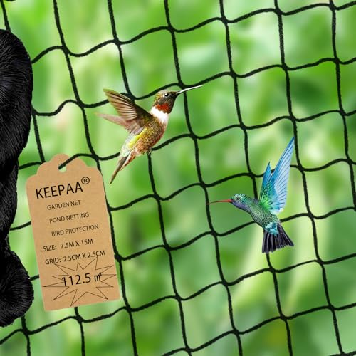 Garden Net Bird Netting - Poultry Netting Heavy Duty 1” Mesh (7.5M*15M)