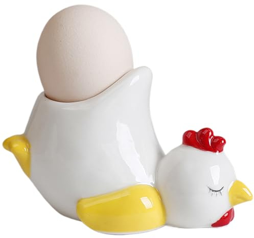 Soporte De Huevos, Portavasos De Huevo Escalfado De Pollo/pato Cerámica Adorable, Ceramic Copa De Huevo Soporte De Desayuno De Huevo Decoración De Platos Seguros Para Lavavajillas Para Favores De Fies