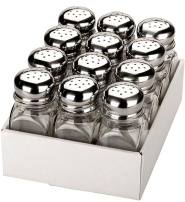 Saliera grande - saliera in vetro con capienza ampia, ideale per l'uso quotidiano, resistente e facile da riempire, perfetta per condire i piatti.