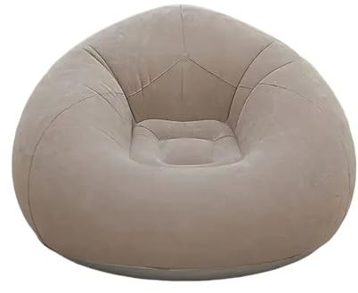 BEOSIOR Inflatable Sofa, Blow Up Camping Chair, Air Sofa,Indoor Outdoor Inflatable Bean Bag for Adults Kids Single