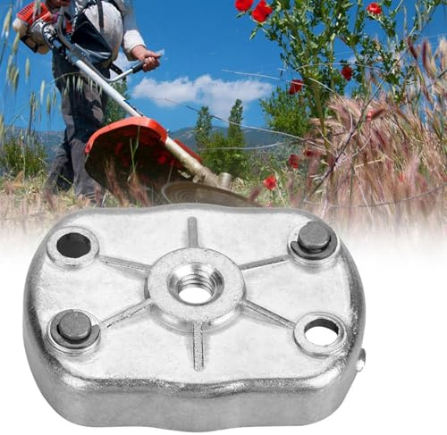 OVAQUIXI Startskiva i Aluminium med Startskiva och, 6,3 Cm X 4,3 Cm Motorstartdel, för 33 Cc 36 Cc 43 49 Röjsax Reparation och Utbyte